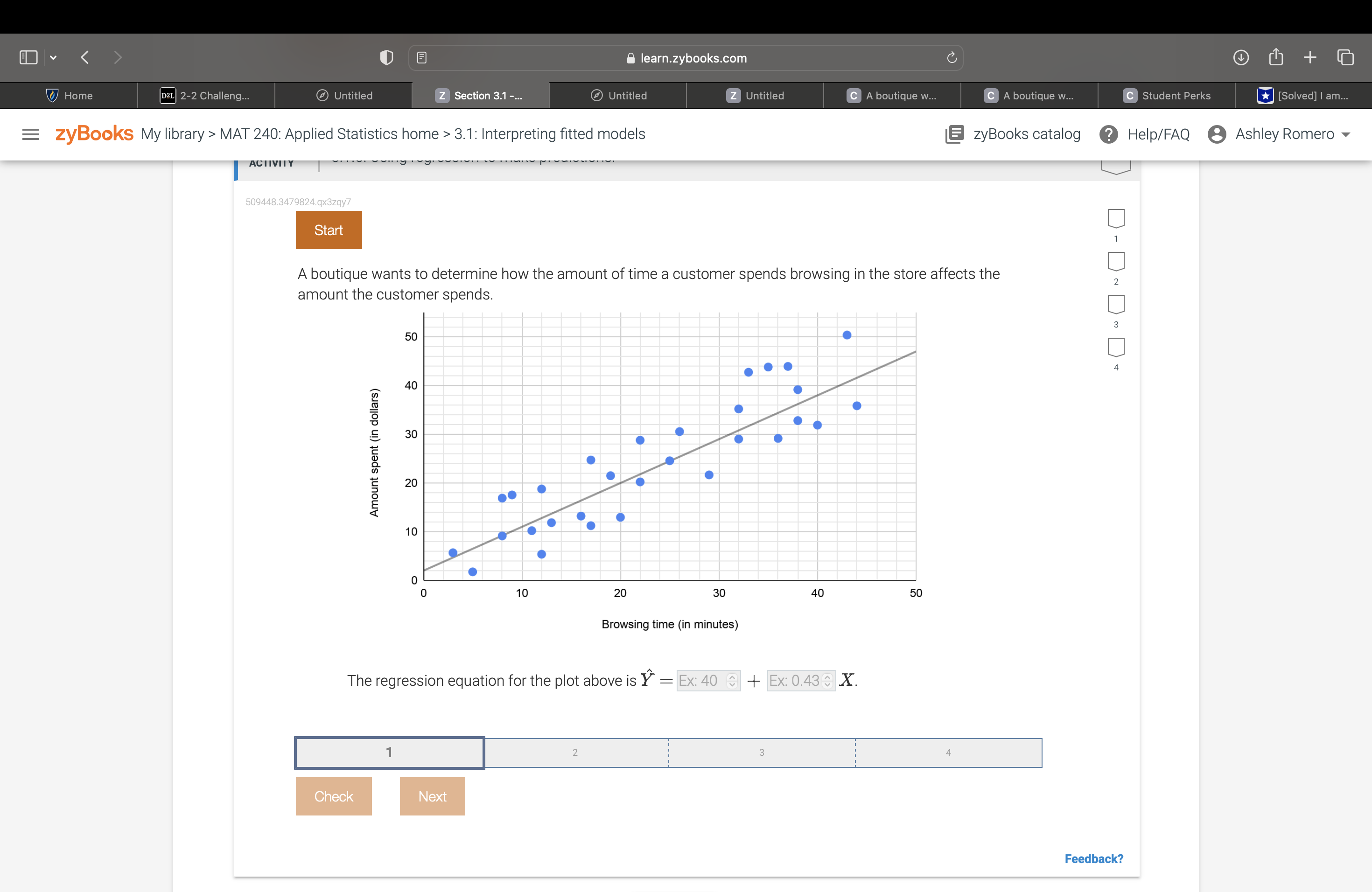 solved-a-boutique-wants-to-determine-how-the-amount-of-time-chegg