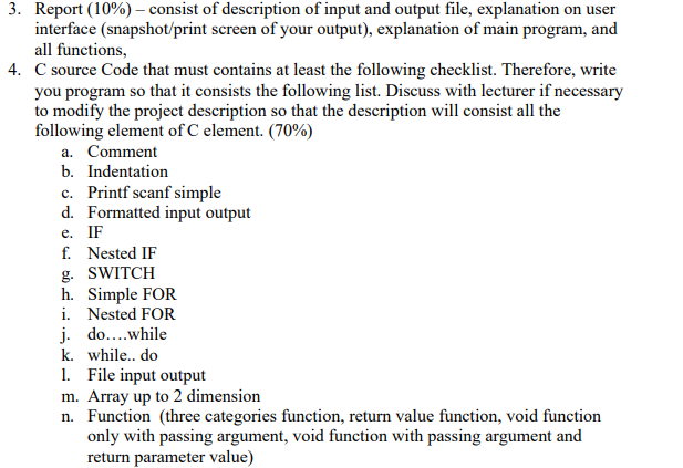 Solved Write a complete C program that reads in a list of | Chegg.com