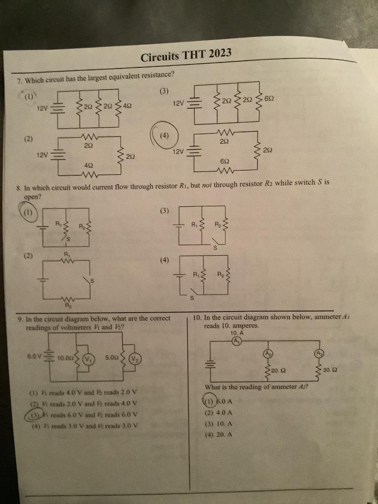 Solved 14. A combination of two identical resistors