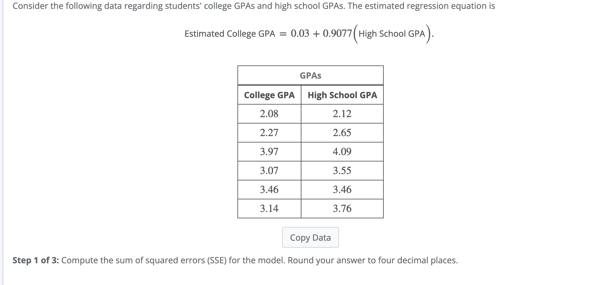 solved-step-1-of-3-compute-the-sum-of-squared-errors-chegg