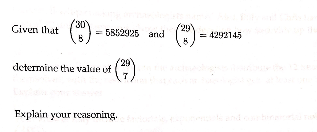 Solved 30 Given that 29 5852925 and 4292145 8 8 29 determine | Chegg.com
