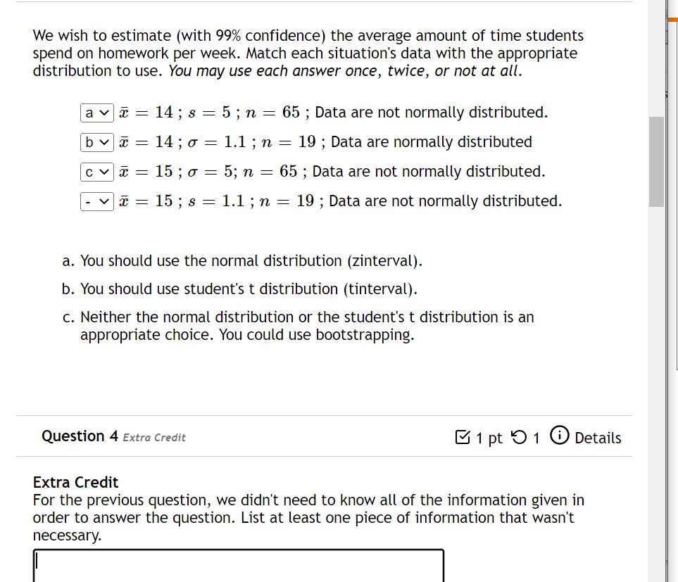 Solved We wish to estimate (with 99% confidence) the average | Chegg.com