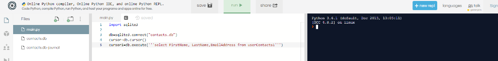 My assignment wants me to execute the following sql | Chegg.com