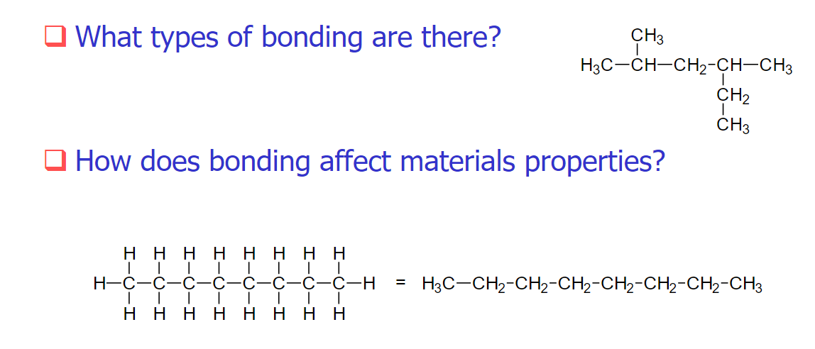 Solved What types of bonding are there? How does bonding | Chegg.com