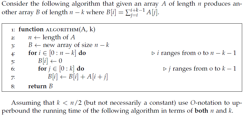 Solved Consider the following algorithm that given | Chegg.com