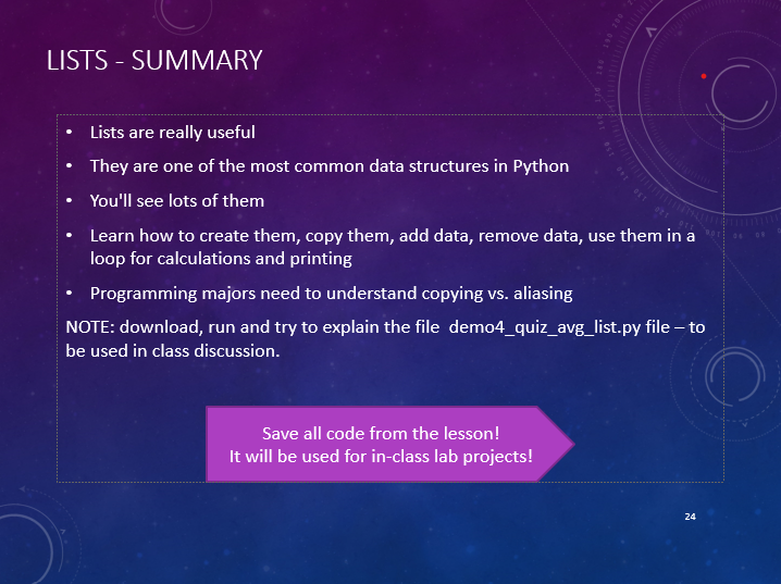 Solved Lists are really usefulThey are one of the most | Chegg.com