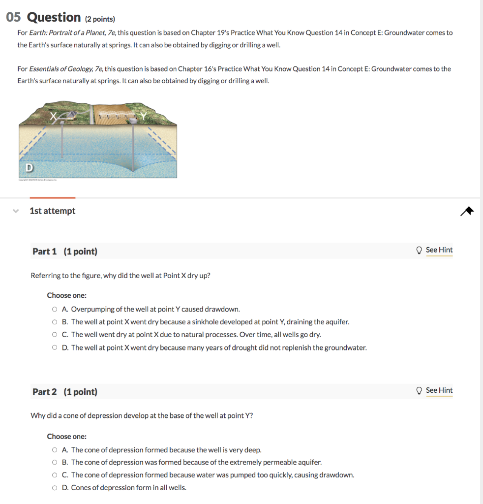 Solved 5 Question (2 points) For Earth Portrait of a