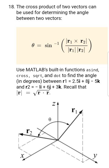How To Find Angle Between Two Vectors - cloudshareinfo