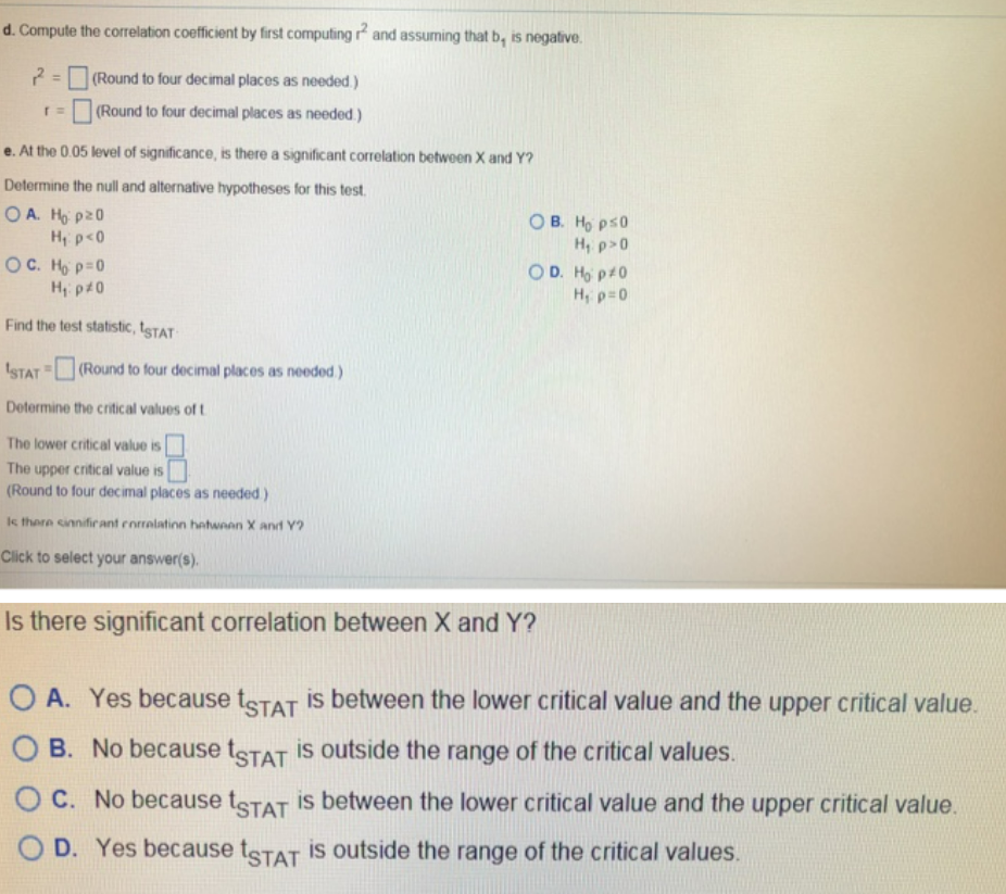 null hypothesis testing questions