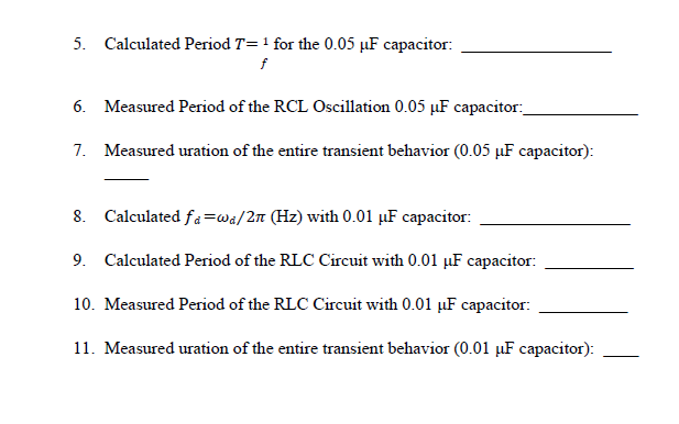 Capacitors Inductors And Transient Response Data Chegg Com