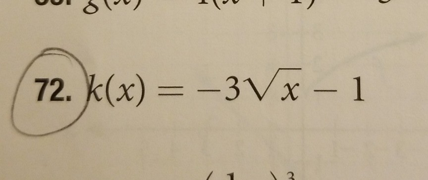 Solved Describe How The Formula Is A Transformation Of A