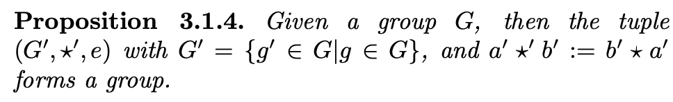 Solved Exercise 3.4.2. Given A Group G Show That The Group | Chegg.com