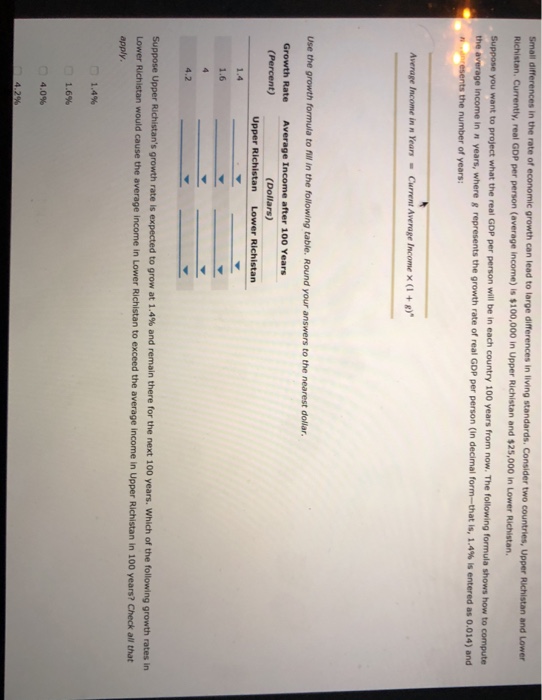 Solved dards. Consider two countries, Upper Richistan and | Chegg.com