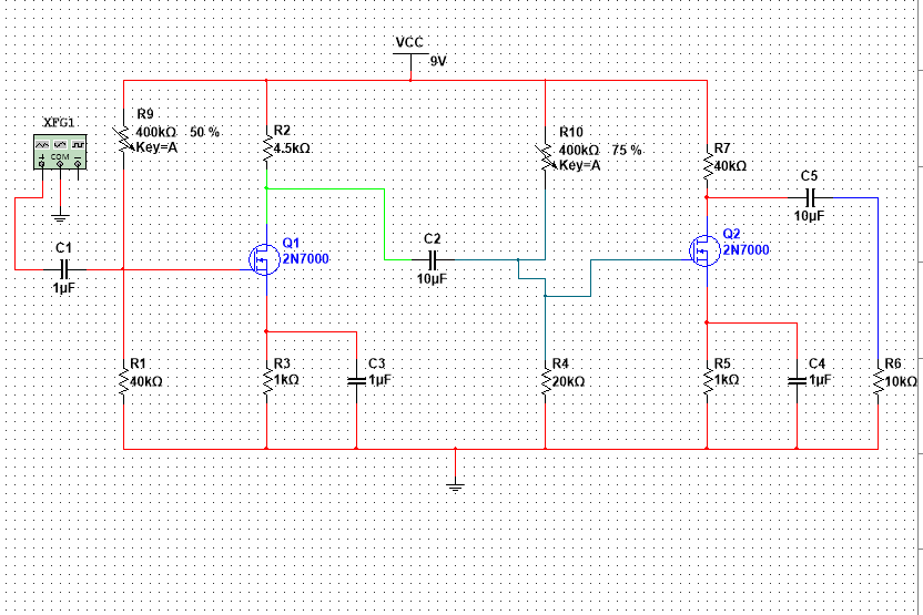 Solved 1) Using the oscilloscope, conduct AC analysis of the | Chegg.com