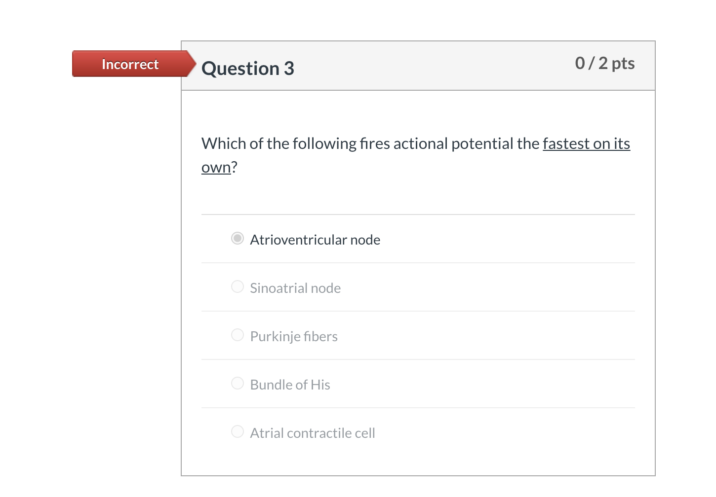 Solved Which of the following fires action potential the | Chegg.com