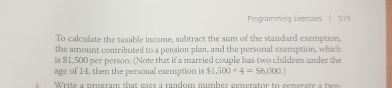 Solved Programming Exercise 5 (pg 516) submit the .cpp | Chegg.com