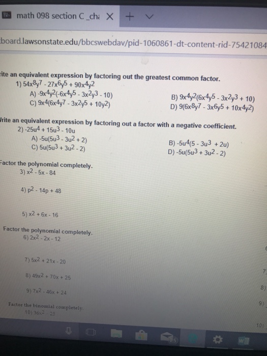 Solved e math 098 section c ch chegg