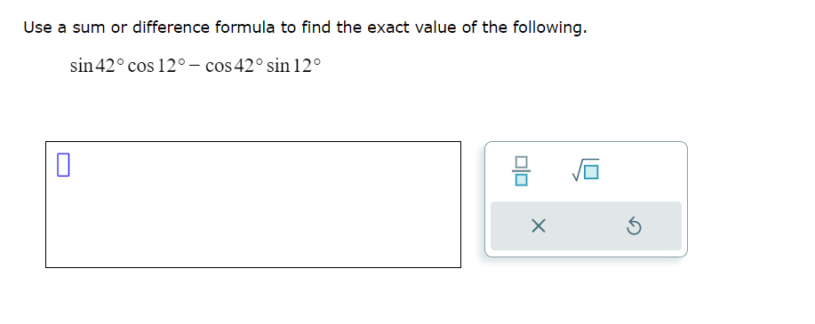 Solved Use A Sum Or Difference Formula To Find The Exact | Chegg.com