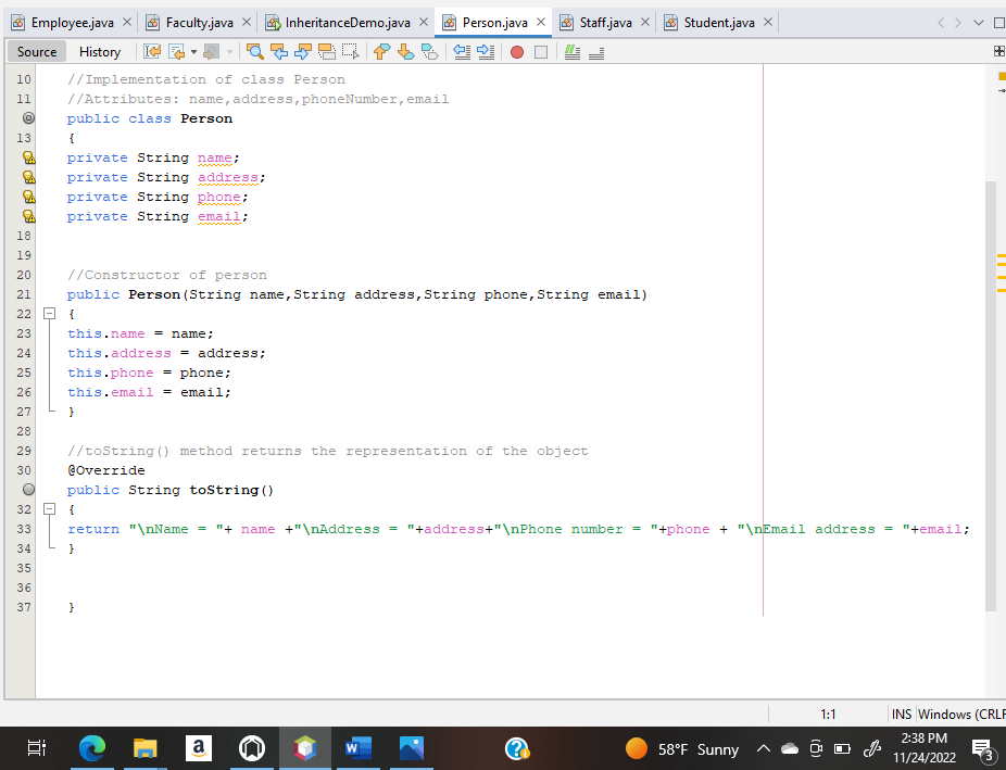 Solved I need help with this, using Java. I must make | Chegg.com