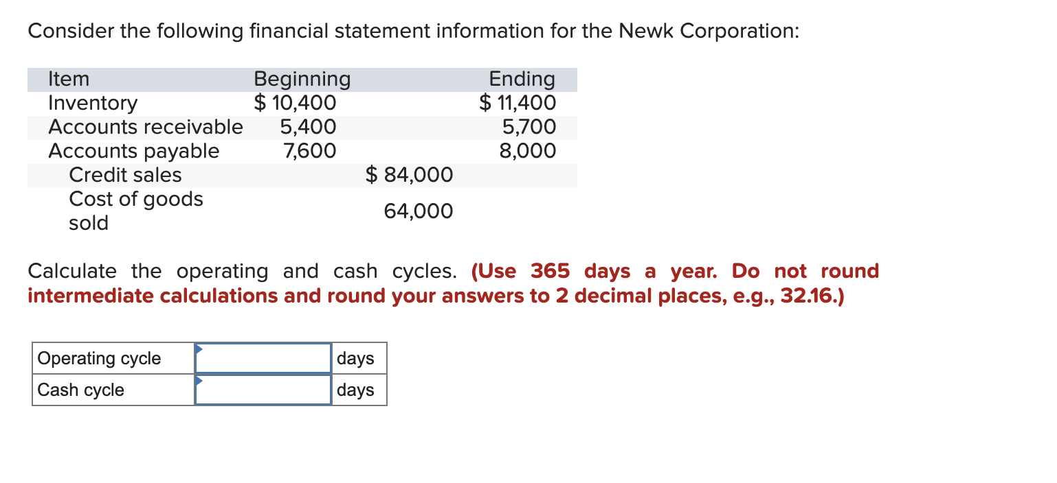 Solved Consider the following financial statement | Chegg.com