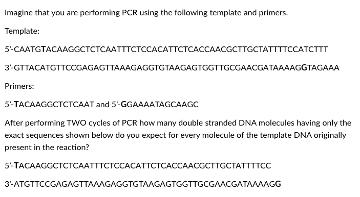 Solved Imagine that a plasmid contains a known sequence and | Chegg.com