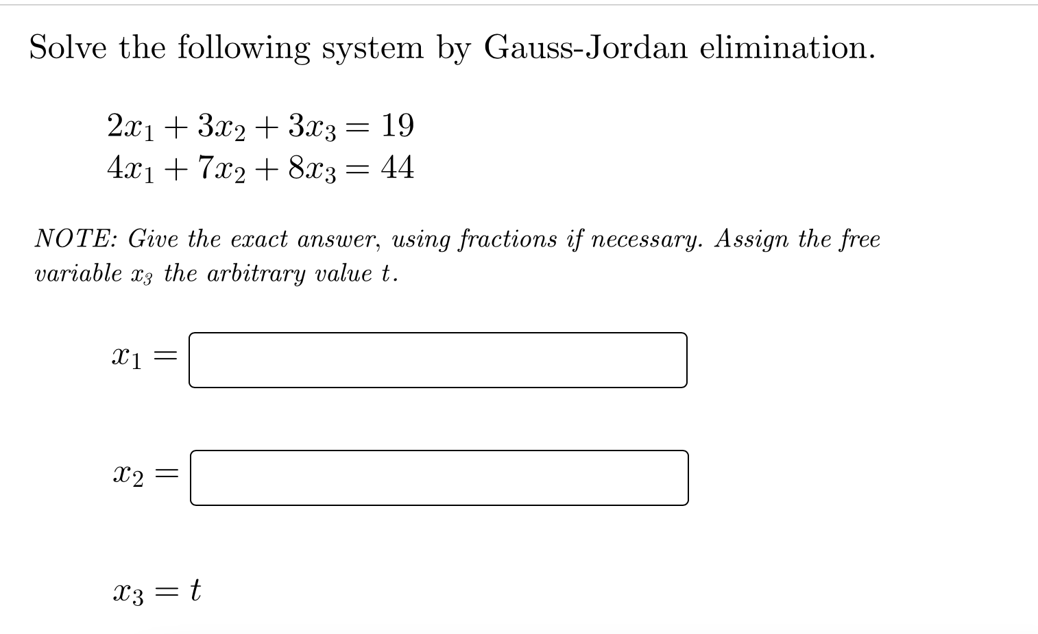 solved-solve-the-following-system-by-gauss-jordan-chegg