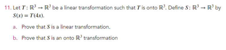 Solved 11. Let T: R3 → R3 be a linear transformation such | Chegg.com