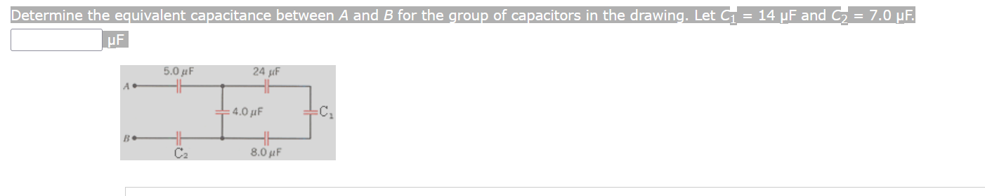 Solved Determine The Equivalent Capacitance Between A And B | Chegg.com