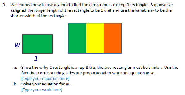 Solved We learned how to use algebra to find the dimensions | Chegg.com