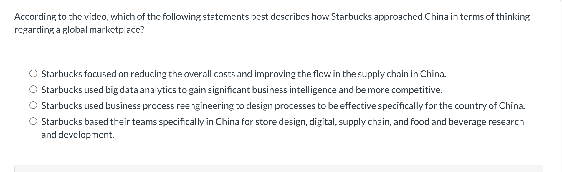 Solved How much is Starbucks paying to buy coffee from its