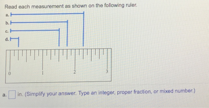 Solved Read each measurement as shown on the following | Chegg.com
