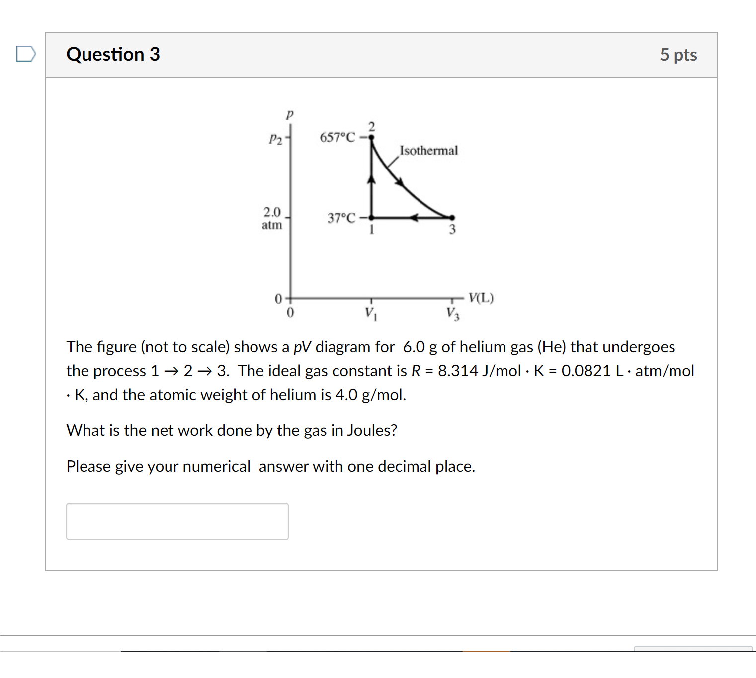 Solved Question 3 5 Pts P P2 657 C Isothermal K 2 0 Atm 3 Chegg Com