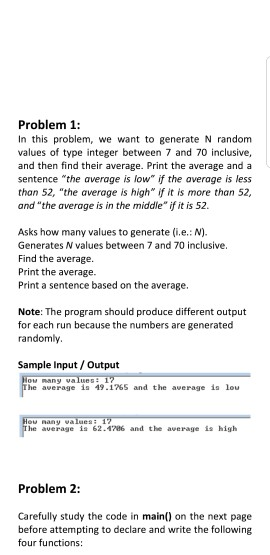 Solved Problem 1 In this problem, we want to generate N | Chegg.com