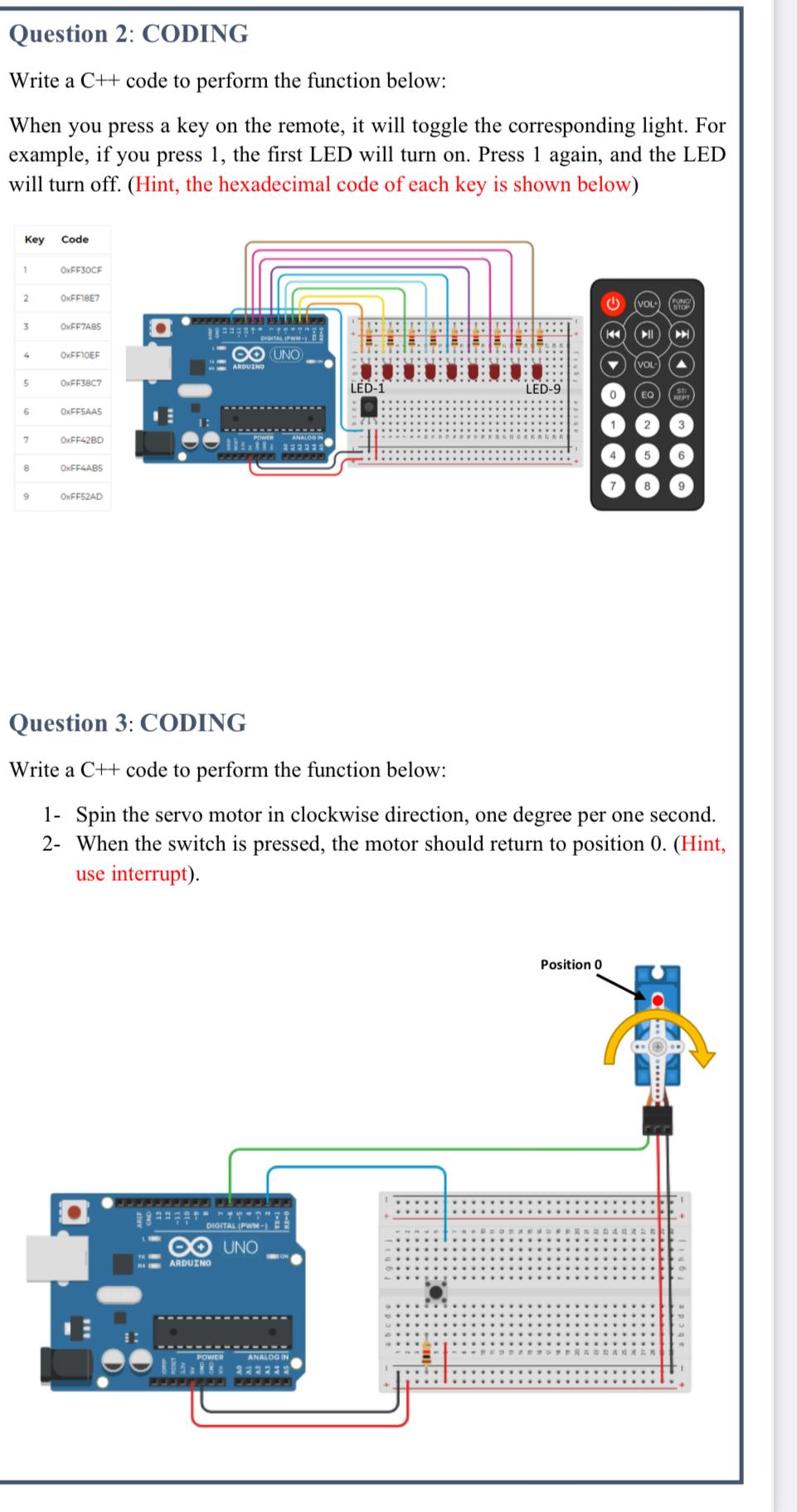 Solved Question 2: CODING Write a C++ code to perform the | Chegg.com