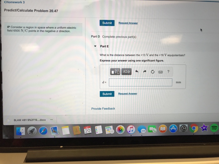 Solved (Homework 3 Predict/Calculate Problem 20.47 Submit | Chegg.com