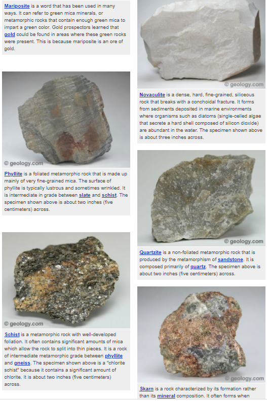 2 Metamorphic rocks rocks that form when Chegg