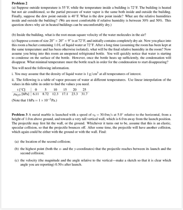 Solved Problem2 (a) Suppose outside temperature is 55 °F | Chegg.com