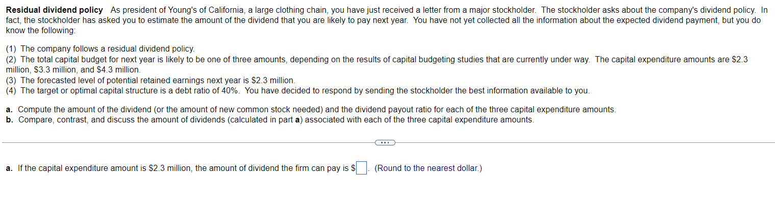 Solved Please do not copy and paste from another chegg, the | Chegg.com