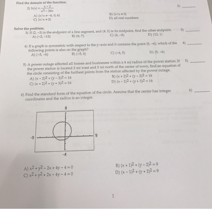 Precalculus Archive | February 20, 2018 | Chegg.com