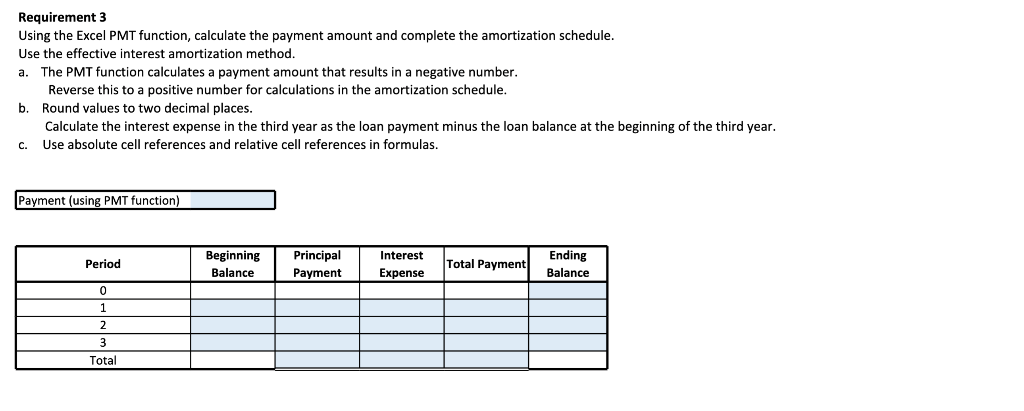Solved P14-46 Using Excel for long-term notes payable | Chegg.com