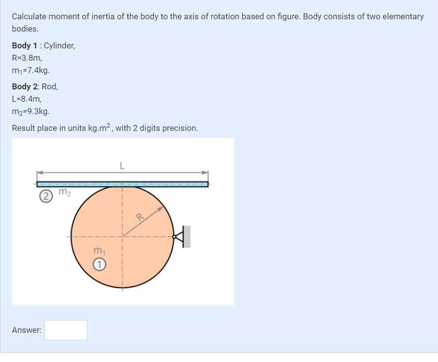 a body having moment of inertia about its axis of rotation