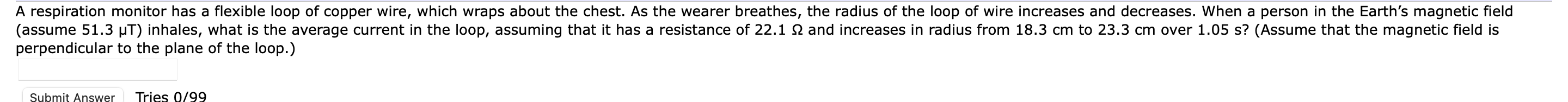 Solved perpendicular to the plane of the loop.) | Chegg.com