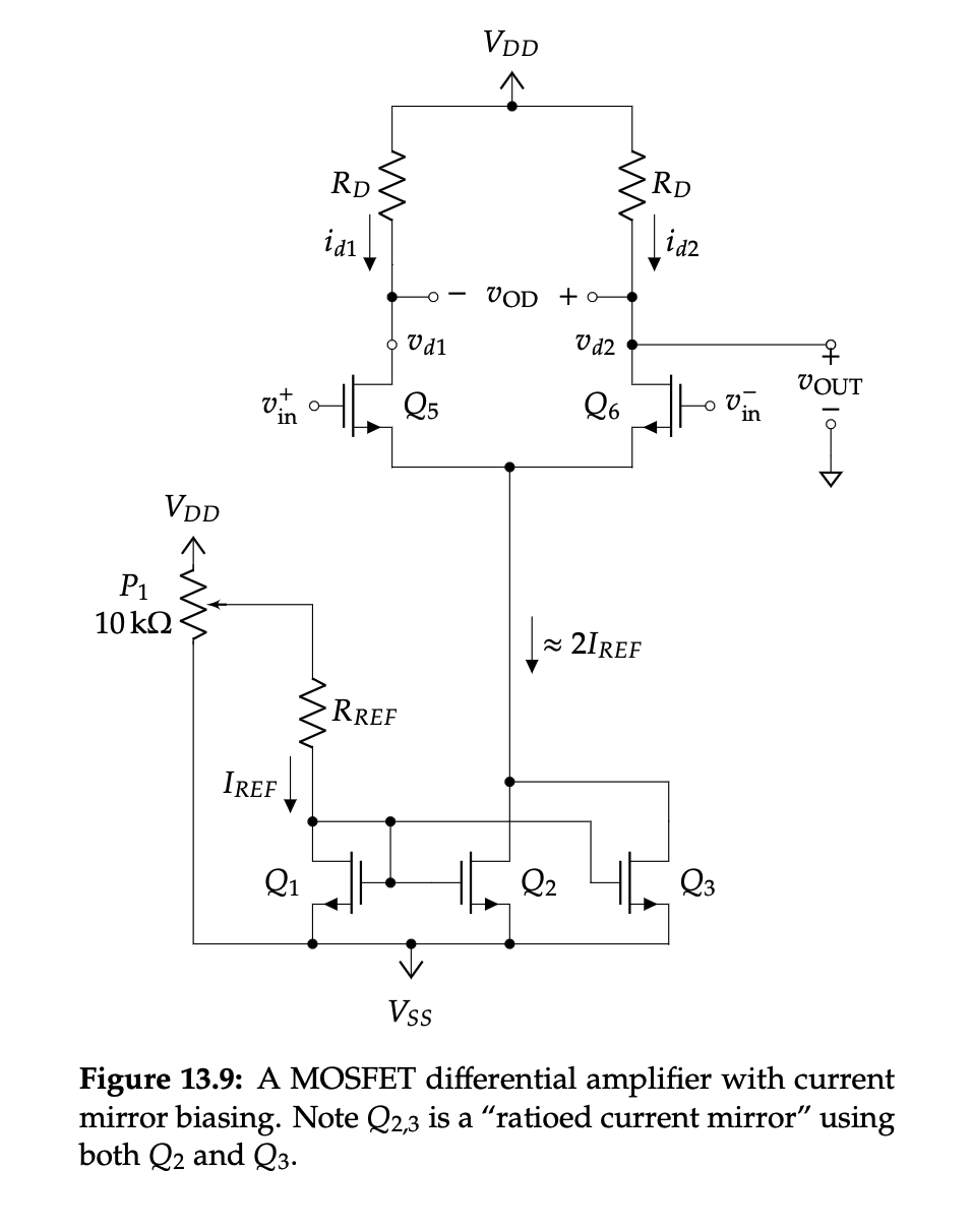 Solved VOD M RD  RD id1 id2 VOD +o vd1 Vd2 f VOUT vin Q5 Q6 Chegg