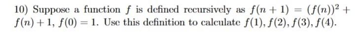 Solved [Discrete Mathematics] Suppose a function f is | Chegg.com