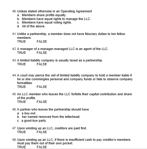 What Should Be Included In An Operating Agreement