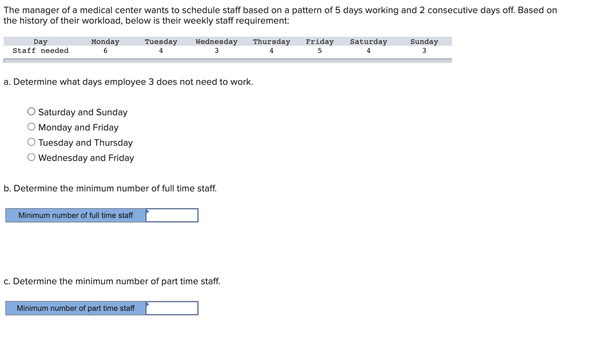 solved-the-manager-of-a-medical-center-wants-to-schedule-chegg