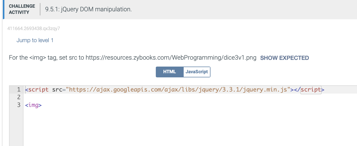 Solved 411664 2693438 q 3zqy7 using jquery add class chegg