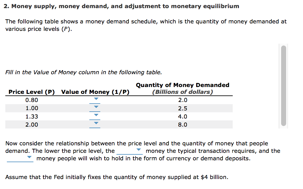 solved-2-money-supply-money-demand-and-adjustment-to-chegg