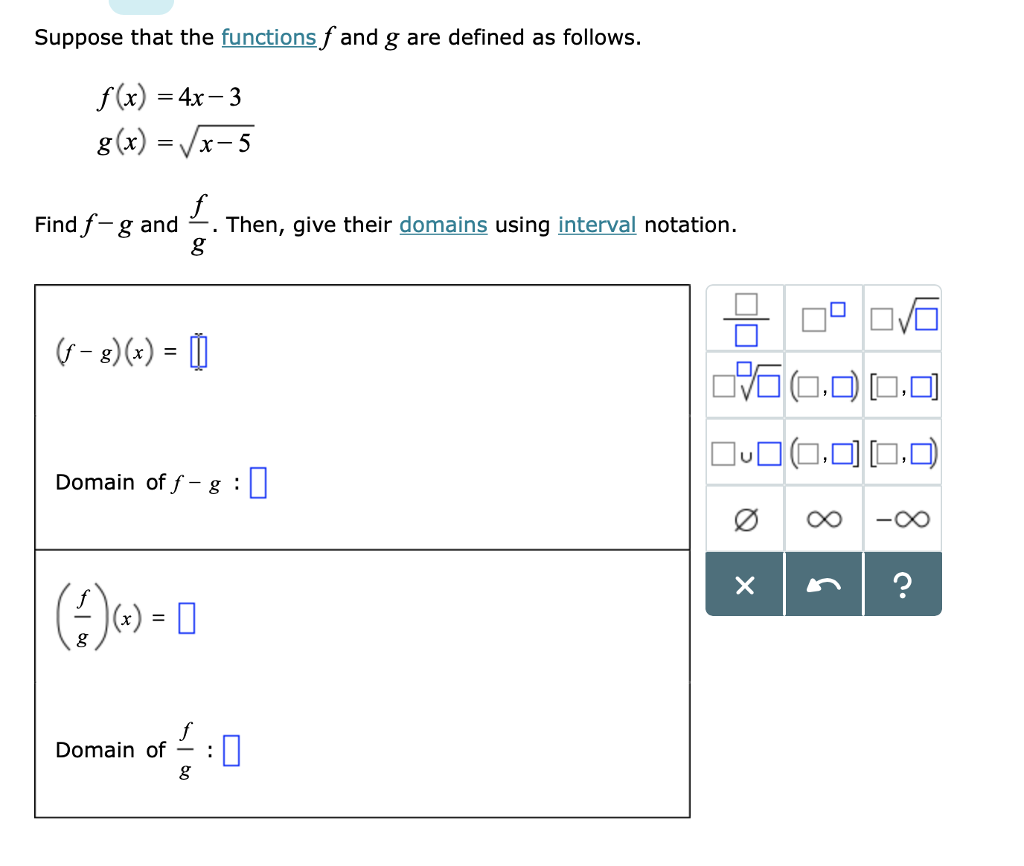 solved-suppose-that-the-functions-f-and-g-are-defined-as-chegg