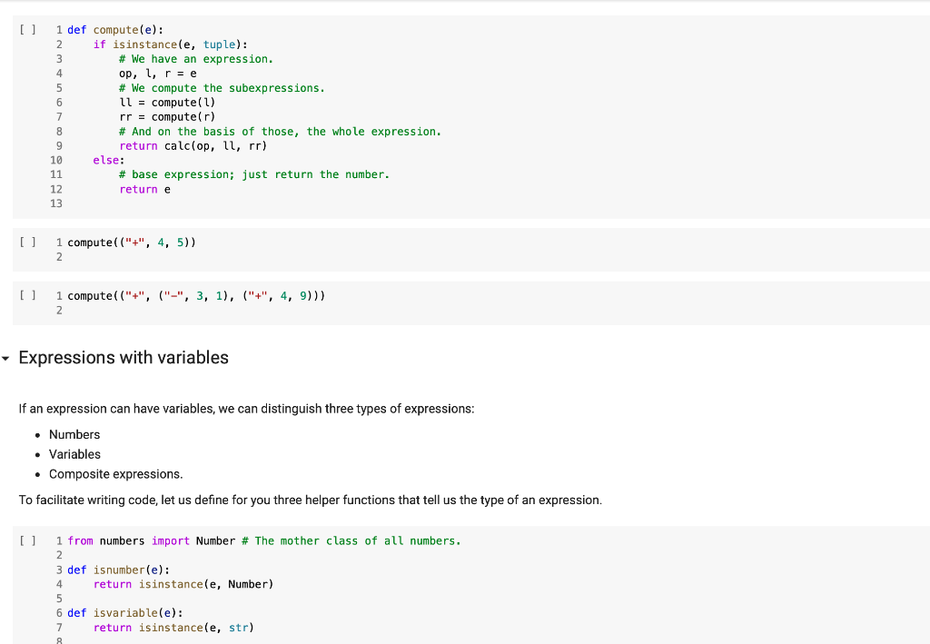 A compute function Let us define a function compute | Chegg.com